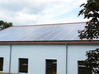 Bürger-Solar-Anlage auf der Stadthalle