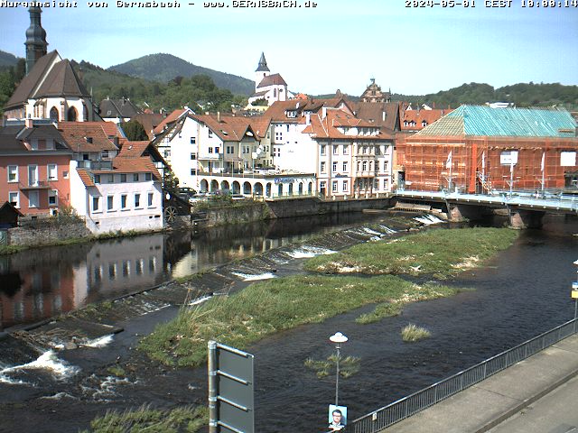 Ansicht Murgpartie - Gernsbach-Webcam