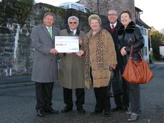 Scheckübergabe der Deutschen Stiftung Denkmalschutz Scheckübergabe der Deutschen Stiftung Denkmalschutz