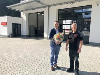 v.l.n.r. Bürgermeister Julian Christ und Geschäftsführer Viktor Diel v.l.n.r. Bürgermeister Julian Christ und Geschäftsführer Viktor Diel