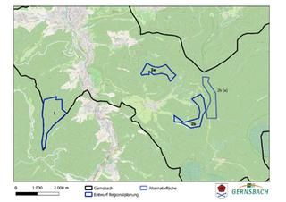 Potenzielle kommunale Windkraftstandorte. Potenzielle kommunale Windkraftstandorte.