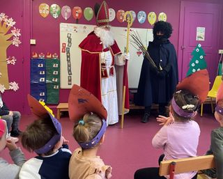Nikolausbesuch in Baccarat.
