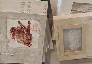 Hase in Papier Hase in Papier