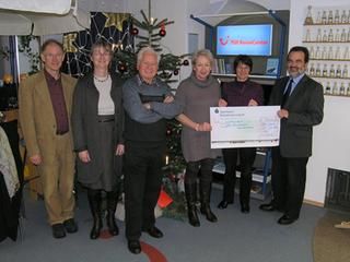 Spendenübergabe für den Storchenturm Spendenübergabe für den Storchenturm