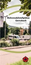 Titelseite Faltblatt Wohnmobilstellplätze Gernsbach
