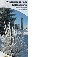 Titelseite Faltblatt Winterzauber am Kaltenbronn