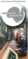 Titelseite Faltblatt Infozentrum Kaltenbronn -Multimediale Ausstellung und Naturmuseum
