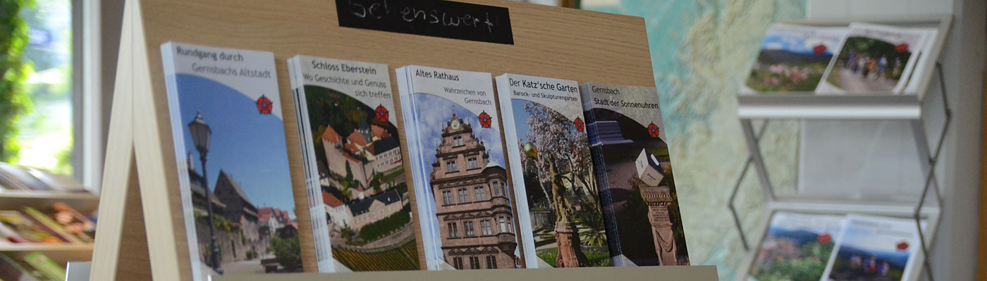 Prospekte in der Touristinfo Gernsbach Prospekte in der Touristinfo Gernsbach