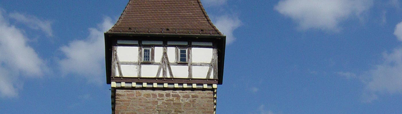 Der Storchenturm in Fachwerk