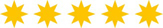 Logo Grafik fünf Sterne der Klassifizierung des Deutschen Tourismusverbandes