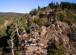 Blick auf Lautenfelsen