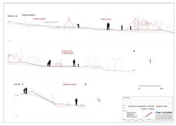 Planungsskizze unter Berücksichtigung der Topografie. (c) interplan. Planungsskizze unter Berücksichtigung der Topografie. (c) interplan.