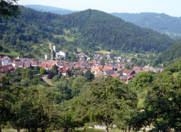 Blick auf Lautenbach