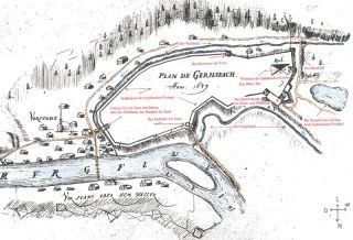 Plan der Stadtbefestigung aus dem Jahr 1689 Plan der Stadtbefestigung aus dem Jahr 1689