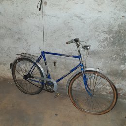 Trekking-Bike in blau