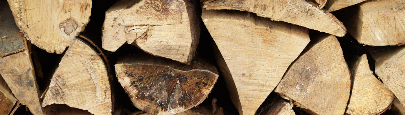 Brennholz Nahaufnahme Brennholzstapel