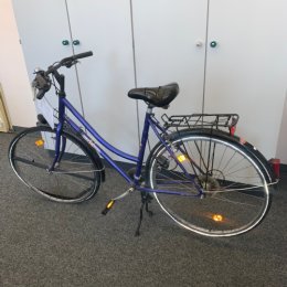 City-Bike in blau