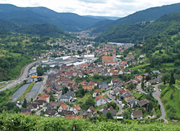 Blick auf Obertsrot