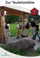 Titelseite Faltblatt Tourentipp Zur Teufelsmühle