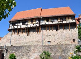 Zehntscheuern mit Stadtmauer