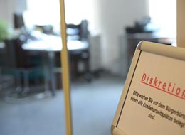 weiter zum Bürgerbüro Blick in das Bürgerbüro