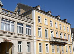 Blick auf das Rathaus