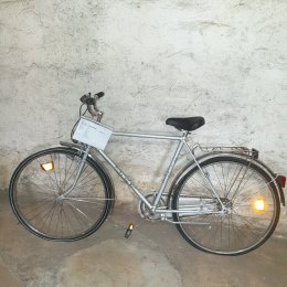 Trekking Bike in silber
