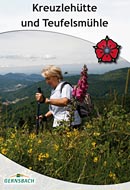 Titelseite Faltblatt Tourentipp Kreuzlehütte und Teufelsmühle